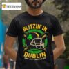 Pittsburgh Slers X Ireland Blitzin In Dublin Sl City Emerald Isle Helme T Shirt