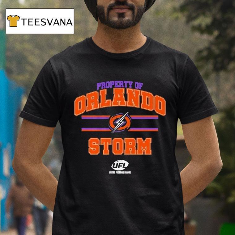 Property Of Orlando Storm Ufl T Shirt Property Of Orlando Storm Ufl T Shirt