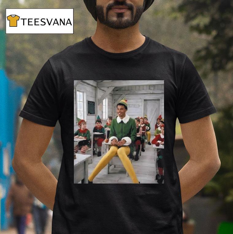 San Antonio Spurs Victor Wembanyama Elf T Shirt San Antonio Spurs Victor Wembanyama Elf T Shirt