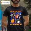 Severely Acoustic Guitar Piano Drum Kit Graphic T Shirt
