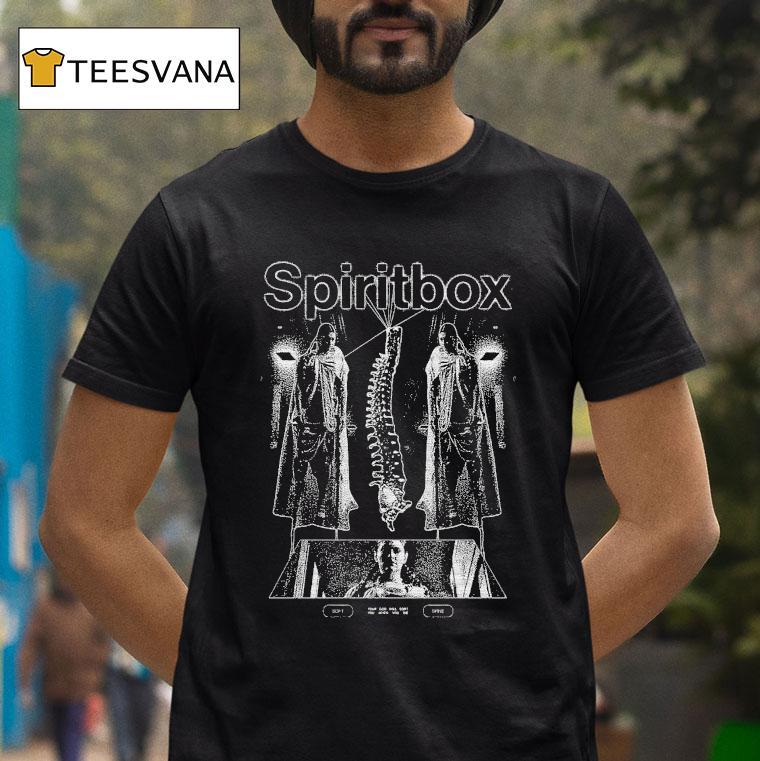 Spiritbox Tsunami Sea Soft Spine Music Video Carbon T Shirt Spiritbox Tsunami Sea Soft Spine Music Video Carbon T Shirt
