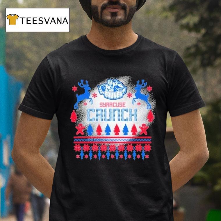Syracuse Crunch Ugly Merry Christmas T Shirt Syracuse Crunch Ugly Merry Christmas T Shirt
