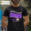Tcu Horned Frogs Valero Alamo Bowl Champions On December In San Antonio Tx T Shirt