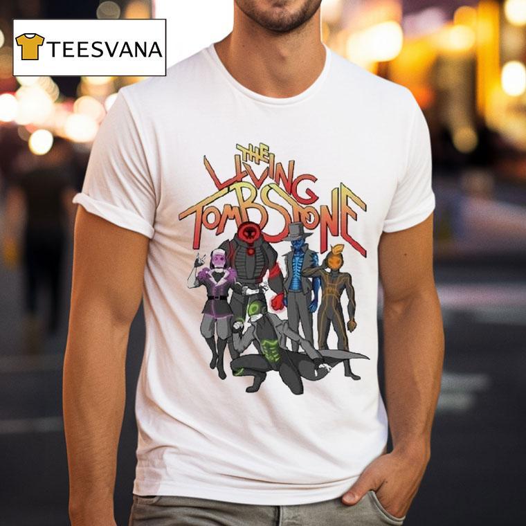 The Living Tombstone Illustration T Shirt The Living Tombstone Illustration T Shirt