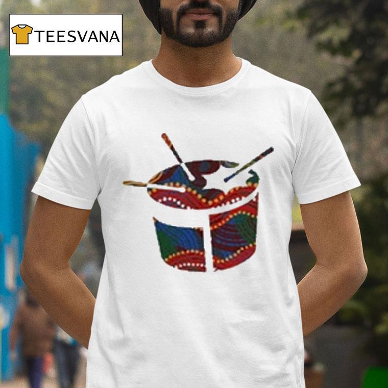 Triple J Drum Indigenous T Shirt Triple J Drum Indigenous T Shirt