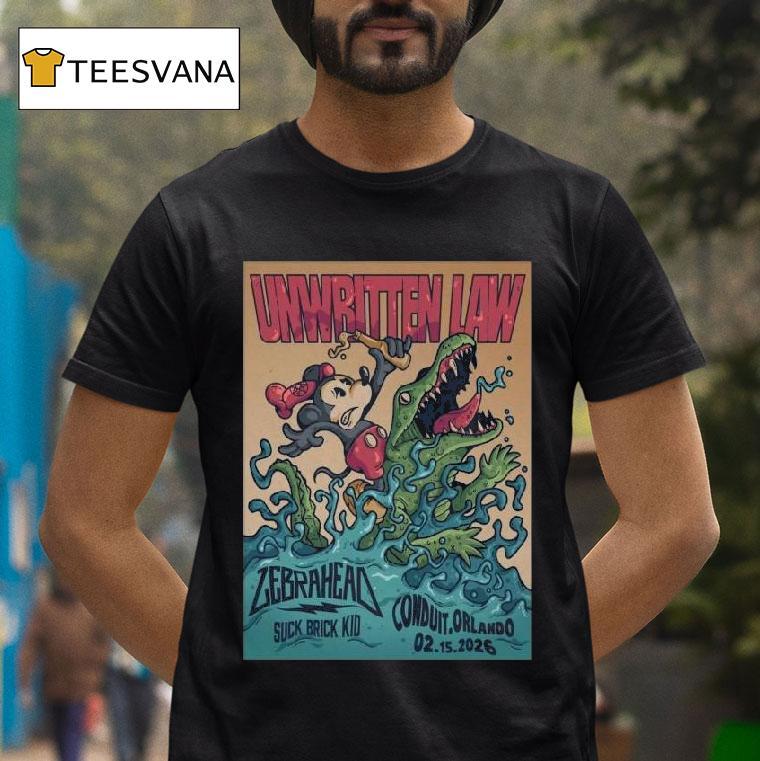 Unwritten Law In Winter Park Fl On Feb T Shirt Unwritten Law In Winter Park Fl On Feb T Shirt