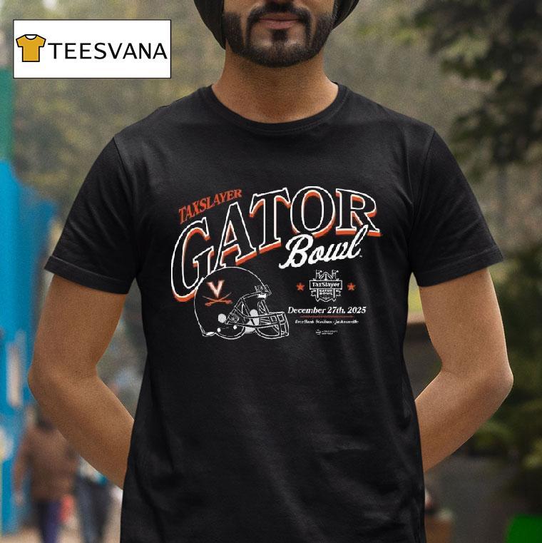 Virginia Cavaliers Taxslayer Gator Bowl Dec Th Helme T Shirt Virginia Cavaliers Taxslayer Gator Bowl Dec Th Helme T Shirt