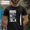Warning May Start Talking About Tesla T Shirt