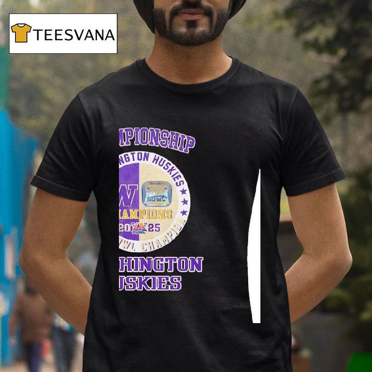 Washington Huskies Football Championship La Bowl Champion T Shirt Washington Huskies Football Championship La Bowl Champion T Shirt