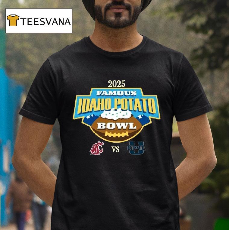 Washington State Cougars Vs Utah Utes Famous Idaho Potato Bowl T Shirt Washington State Cougars Vs Utah Utes Famous Idaho Potato Bowl T Shirt