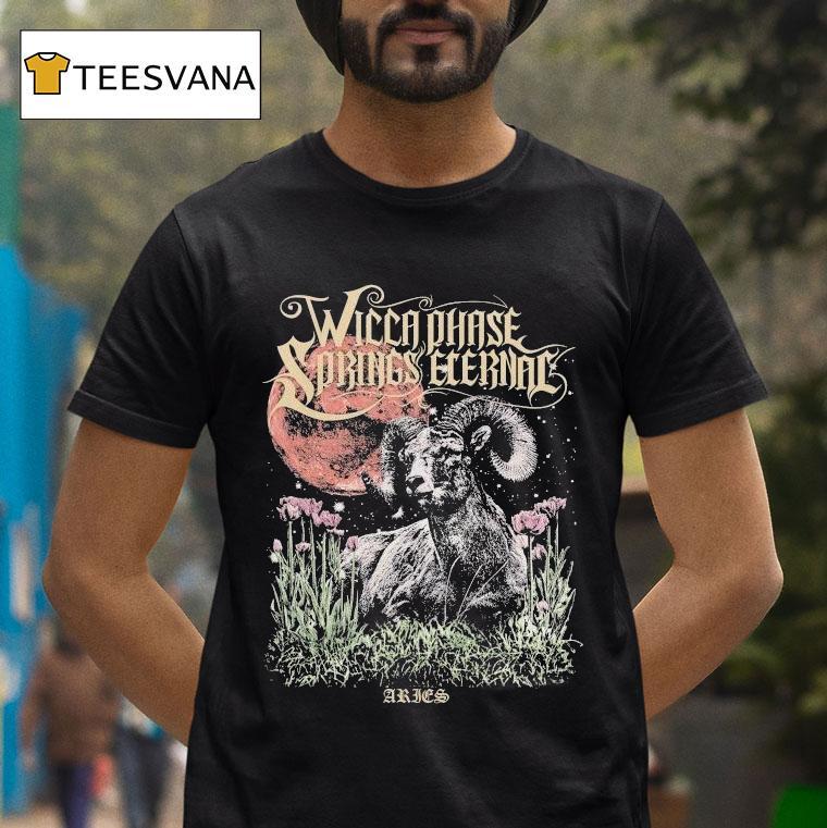 Wicca Phase Springs Eternal Aries Moon Red T Shirt Wicca Phase Springs Eternal Aries Moon Red T Shirt