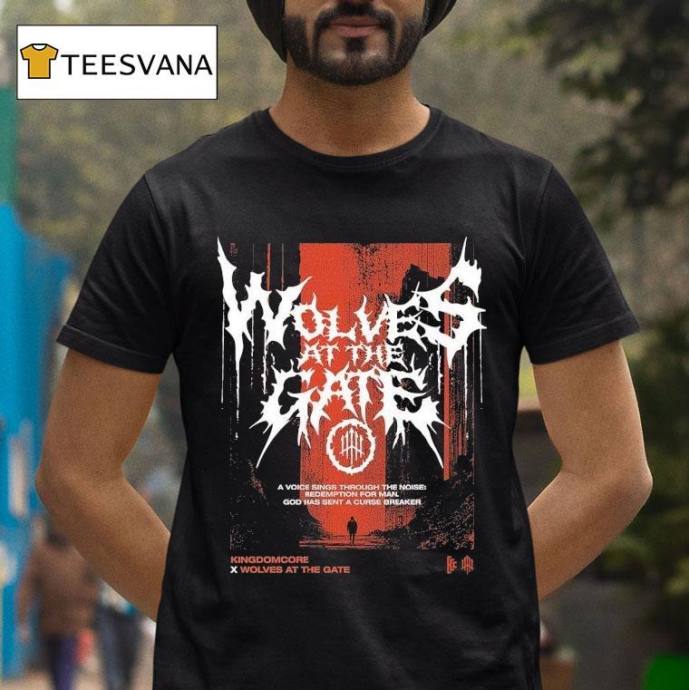 Wolves At The Gate X Kingdomcore The Wasteland T Shirt Wolves At The Gate X Kingdomcore The Wasteland T Shirt