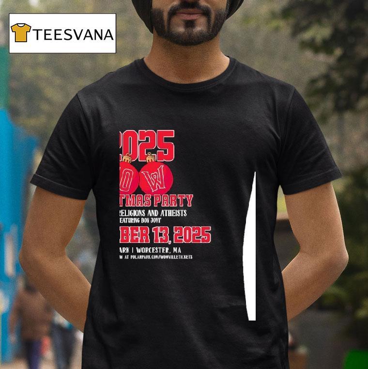 Worcester Red Sox Christmas Party T Shirt Worcester Red Sox Christmas Party T Shirt