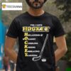 Yes I Love Hockey Hollander And Rozanov Cuddling Kissing Embracing Yearning T Shirt
