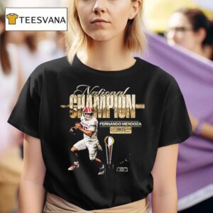 Congrats Fernando Mendoza Heisman Trophy Winner Indiana Hoosiers National Champions T Shirt
