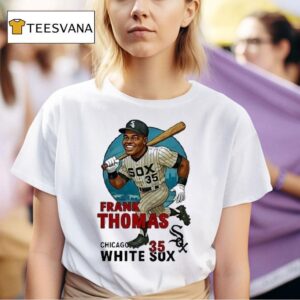 Frank Thomas Chicago White Sox Legend Caricature T Shirt