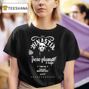 Peso Pluma Dinastia Tour April Madison Square Garden New York Ny T Shirt