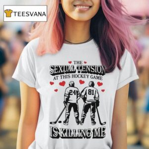 Shane Hollander And Ilya Rozanov Heated Rivalry The Sexual Tension At This Hockey Game Is Killing Me Illustration T Shirt