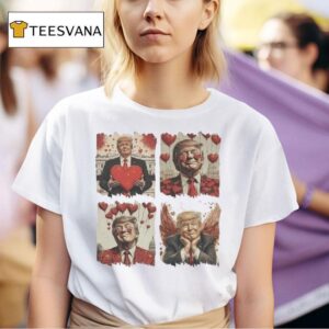 Trump Square Valentine T Shirt