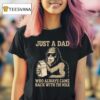 Bigfoot Just A Dad Who Always Came Back With Milk T Shirt