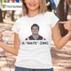 Drake Maye New England Patriots A Maye Zing Mvp T Shirt